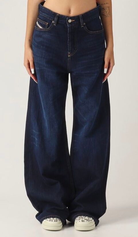 DIESEL 1996 D-Sire women's jeans in cotton and linen 